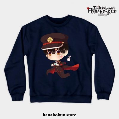 Chibi Hanako Crewneck Sweatshirt Navy Blue / S