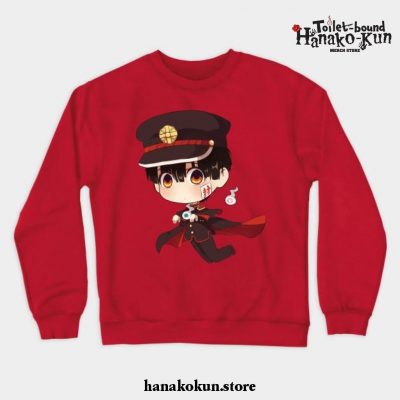 Chibi Hanako Crewneck Sweatshirt Red / S