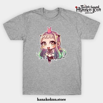 Chibi Yashiro Nene And Mokke - Toilet Bound Hanako-Kun T-Shirt Gray / S