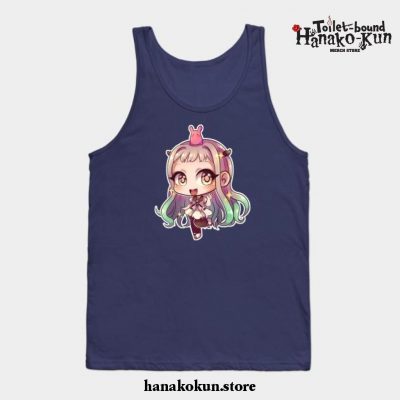 Chibi Yashiro Nene And Mokke - Toilet Bound Hanako-Kun Tank Top Navy Blue / S