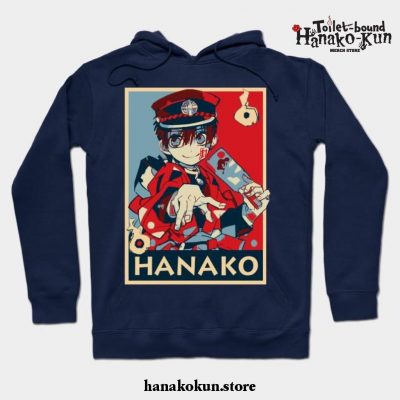 Fashion Hanako Kun Hoodie 02 Navy Blue / S