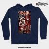 Hanako Collage Anime Hoodie Navy Blue / S