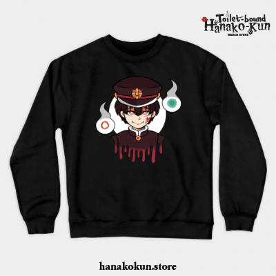 Hanako-Kun And Hakujoudai Crewneck Sweatshirt Black / S