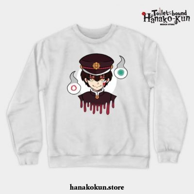 Hanako-Kun And Hakujoudai Crewneck Sweatshirt White / S