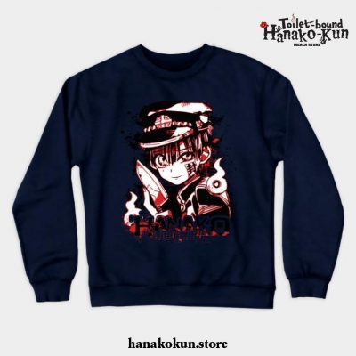 Hanako Kun Crewneck Sweatshirt Navy Blue / S
