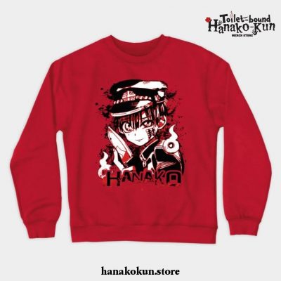 Hanako Kun Crewneck Sweatshirt Red / S