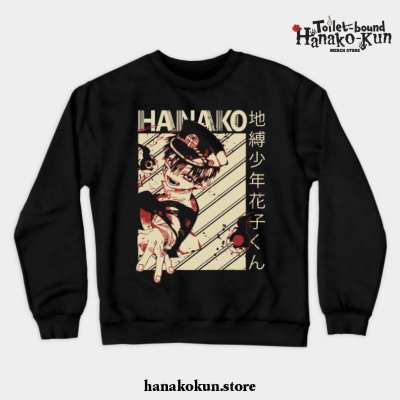 Hanako Kun Crewneck Sweatshirt Ver 1 Black / S