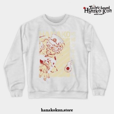 Hanako Kun Crewneck Sweatshirt Ver 1 White / S