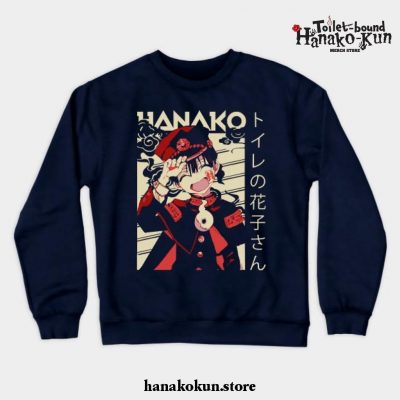 Hanako Kun Crewneck Sweatshirt Ver 2 Navy Blue / S