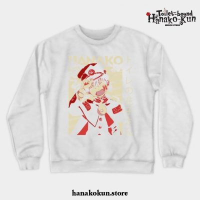 Hanako Kun Crewneck Sweatshirt Ver 2 White / S