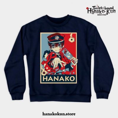 Hanako Kun Crewneck Sweatshirt Ver 4 Navy Blue / S