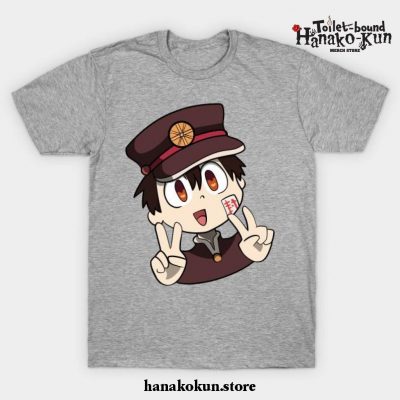 Hanako-Kun Peace Signs T-Shirt Gray / S