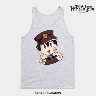 Hanako-Kun Peace Signs Tank Top Gray / S