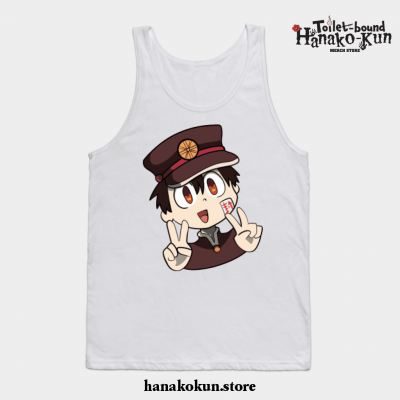 Hanako-Kun Peace Signs Tank Top White / S