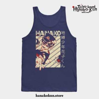 Hanako Kun Tank Top Ver 3 Navy Blue / S