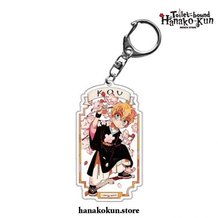 Japan Toilet-Bound Hanako-Kun Romantic Card Acrylic Pendant Keychain Kou