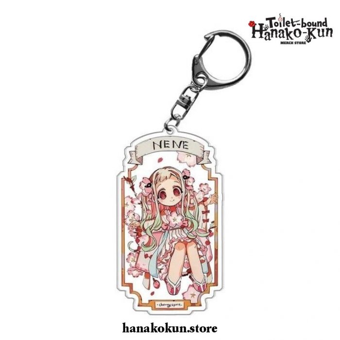 Japan Toilet-Bound Hanako-Kun Romantic Card Acrylic Pendant Keychain Nene