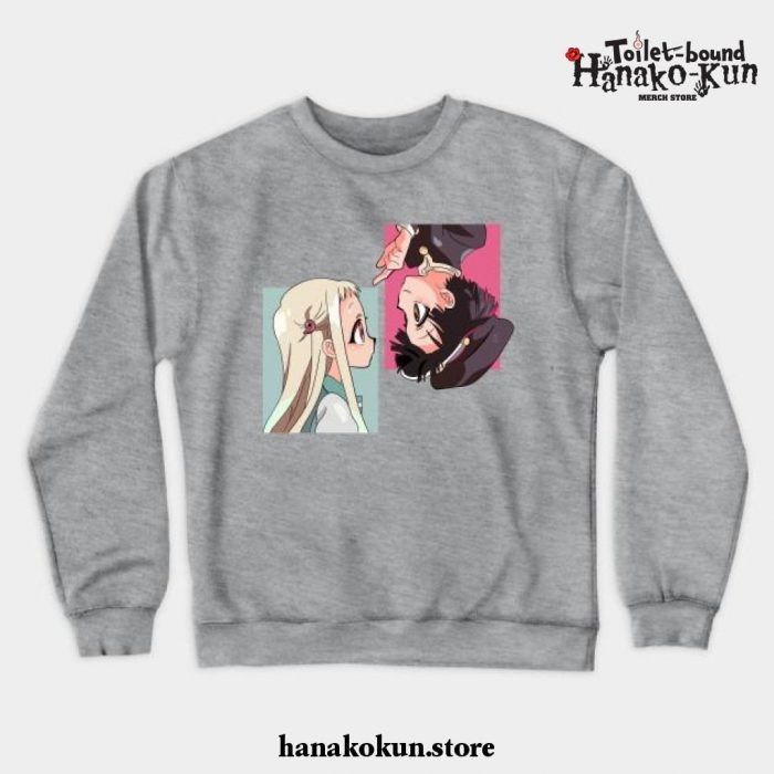 Jibaku Shounen Hanako-Kun Crewneck Sweatshirt Gray / S