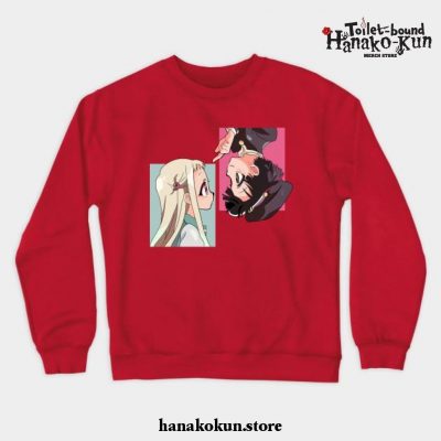 Jibaku Shounen Hanako-Kun Crewneck Sweatshirt Red / S