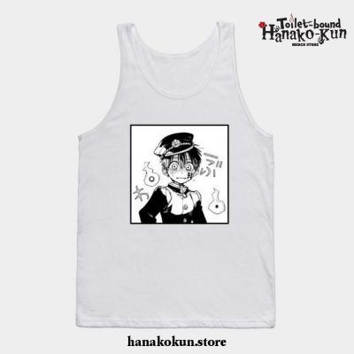 Jibaku Shounen Hanako Kun Tank Top Ver 1 White / S