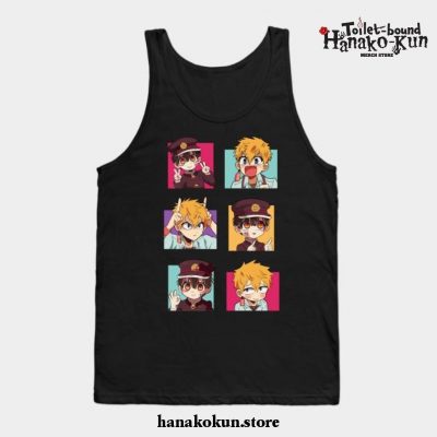 Jibaku Shounen Hanako Kun Tank Top Ver 2 Black / S