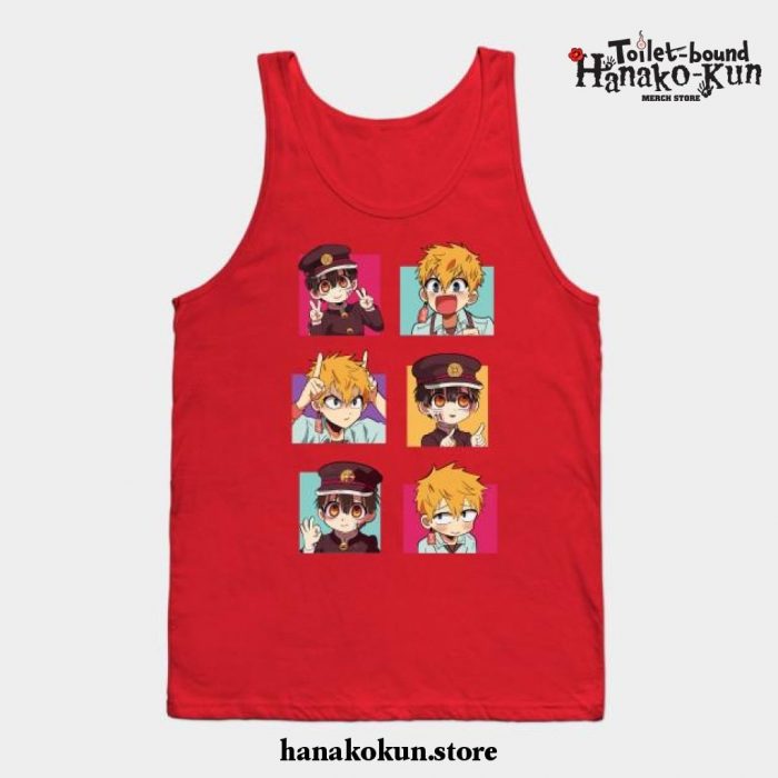 Jibaku Shounen Hanako Kun Tank Top Ver 2 Red / S