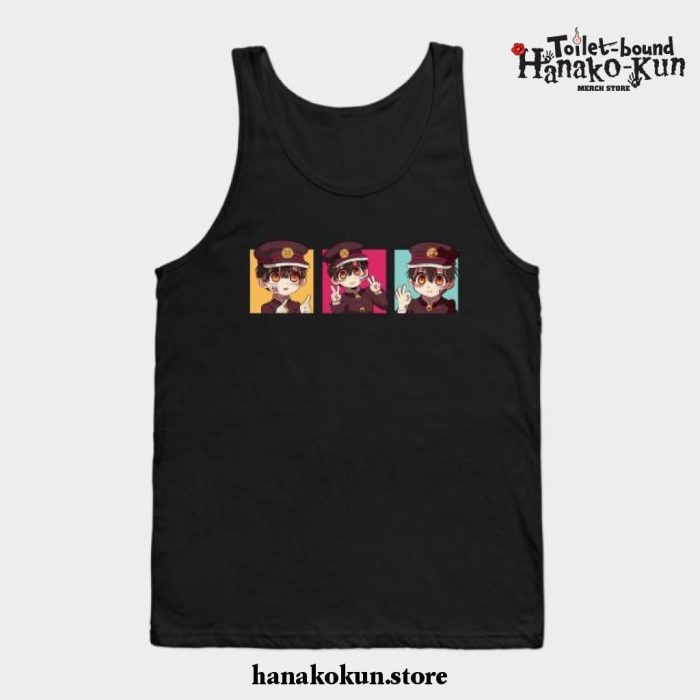 Jibaku Shounen Hanako Kun Tank Top Ver 3 Black / S