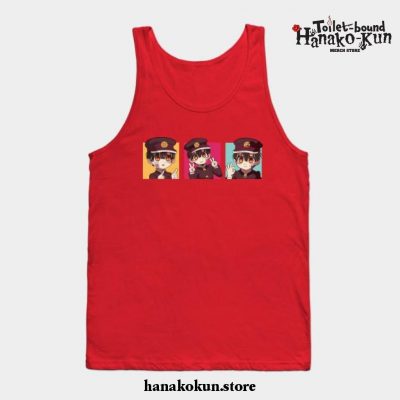 Jibaku Shounen Hanako Kun Tank Top Ver 3 Red / S