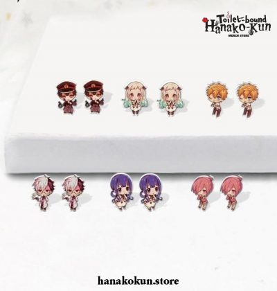 New Cute Toilet Bound Hanako Kun Characters Acrylic Earrings