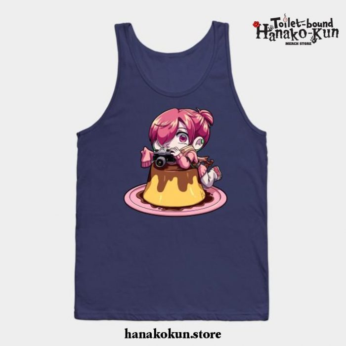 Pudding Mitsuba Tank Top Navy Blue / S