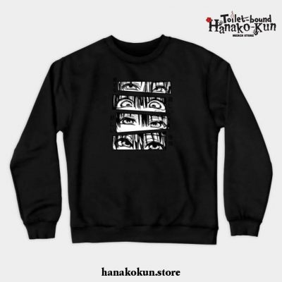 Toilent Bound Hanako Kun Jibaku Shounen Crewneck Sweatshirt Black / S