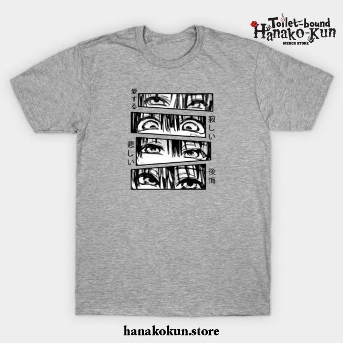 Toilent Bound Hanako Kun Jibaku Shounen T-Shirt Gray / S