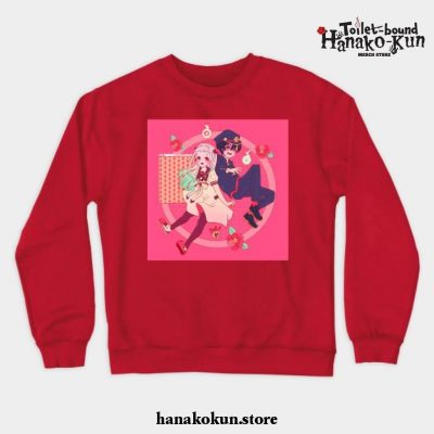 Toilet-Bound Hanako-Kun Crewneck Sweatshirt Red / S