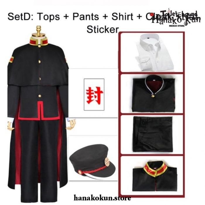 Toilet Bound Hanako-Kun School Uniform Halloween Cosplay Costume Full Set / Xxl