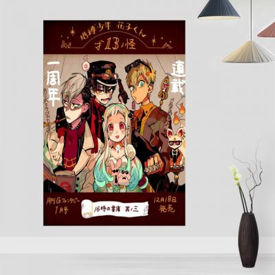 Jibaku Shounen Hanako C n Poster V i L a Treo T ng H nh Tranh.jpg 640x640 2 - Hanako Kun Store