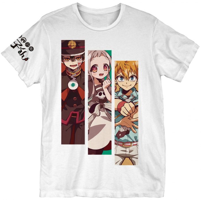 6854262161452 1 goodie two sleeves unisex t shirts toilet bound hanako kun group panel t shirt 30524071084076 - Hanako Kun Store